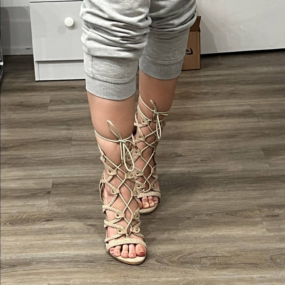 SEXY LACE UP HEELS